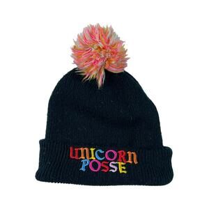 Tiny Whales Unicorn Posse Pom Hat 6-12 Years